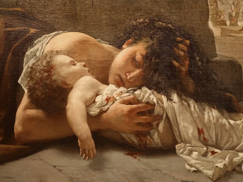 1851-Edoardo Gelli - Strage degli innocenti, 1875 - dettaglio
